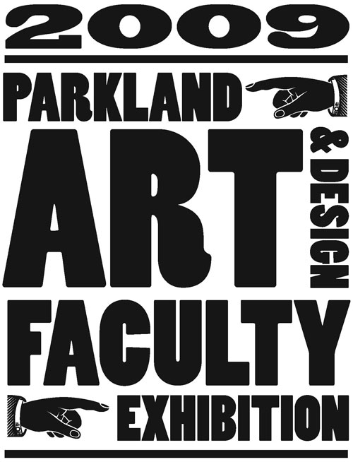 Faculty Exhibition Poster digital sketch