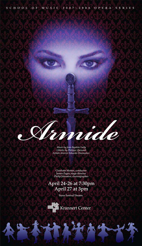Krannert Center ARMIDE opera poster 