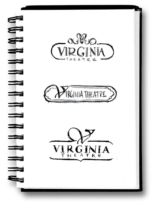 Virginia Theatre logo concept #2